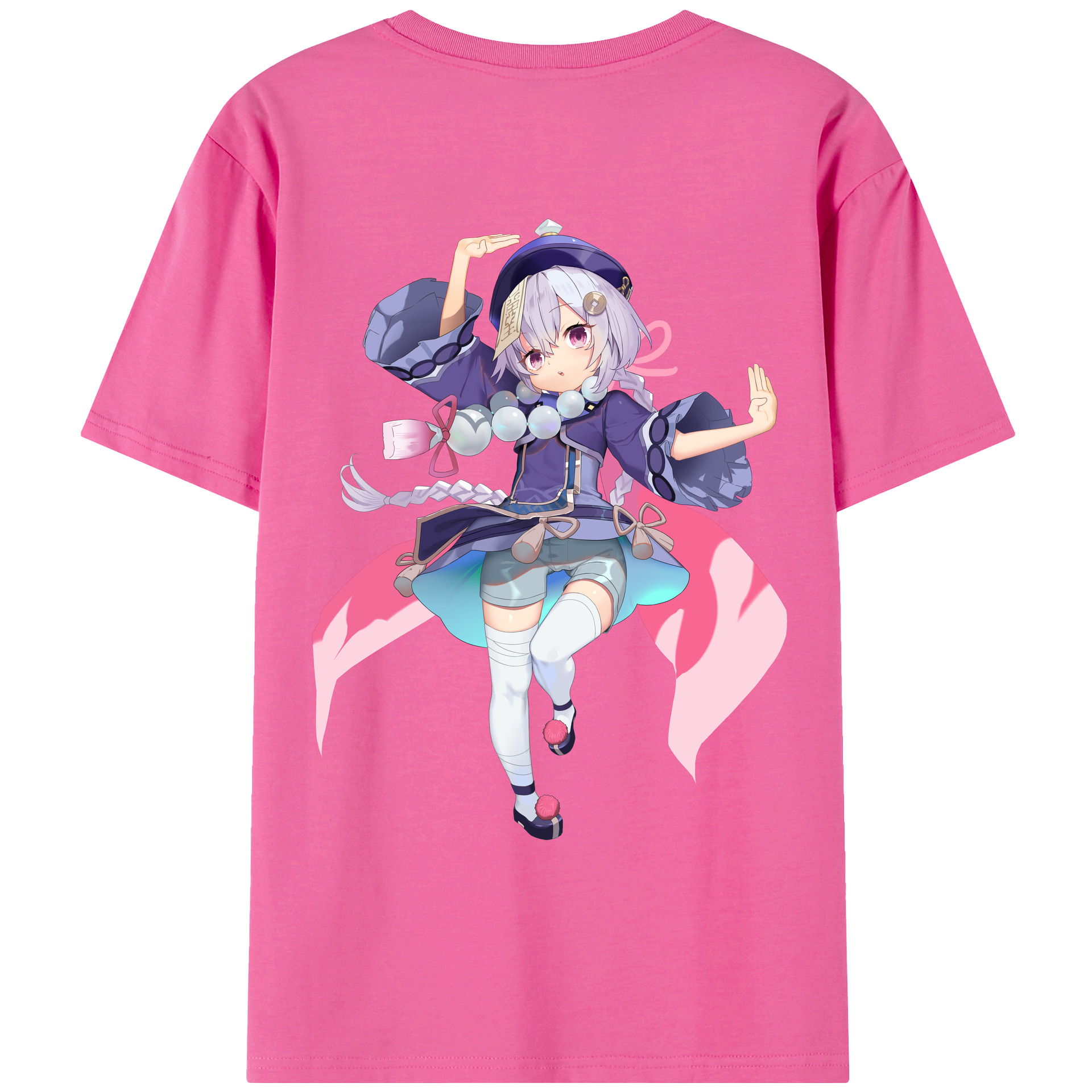 げんし神 七七 なな  genshin Nana レディース半袖Tシャツ(バックプリント)